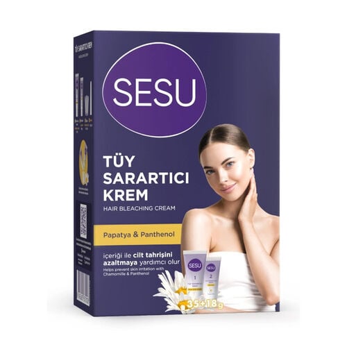 Sesu Tüy Sarartıcı Krem 35gr+18gr