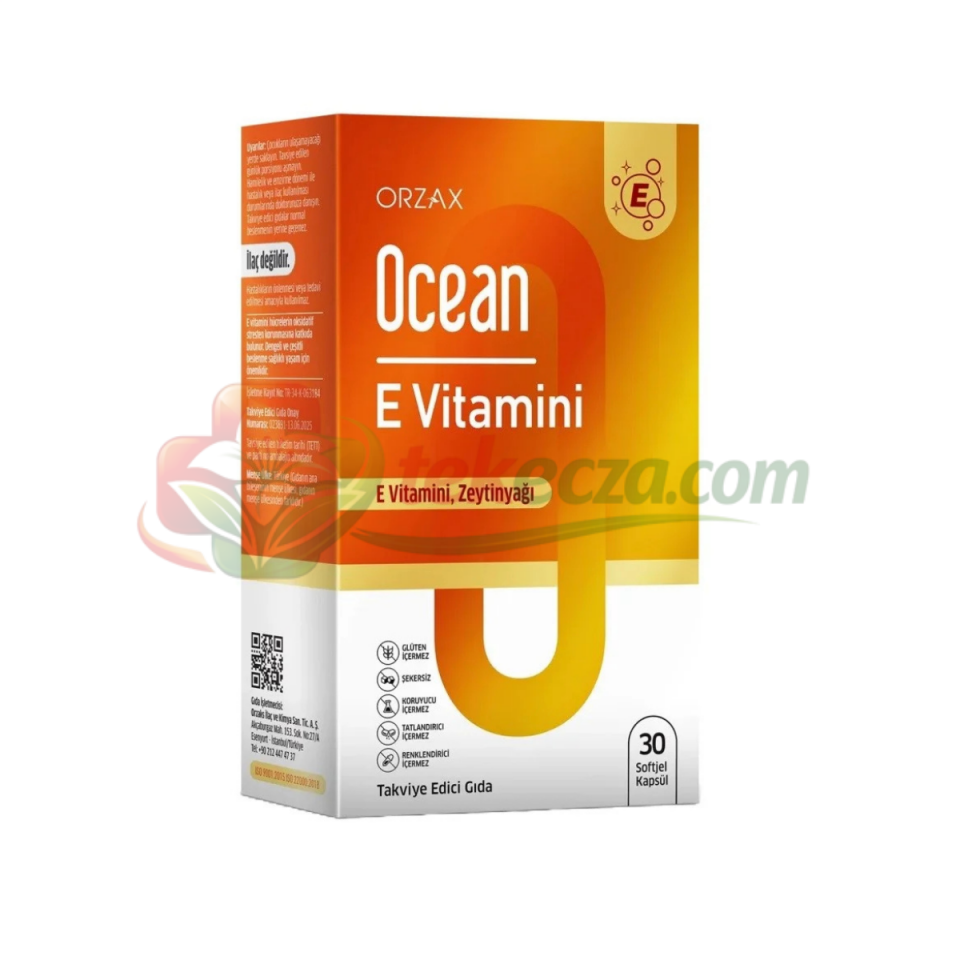 Ocean E Vitamini Takviyesi 30 Kapsül