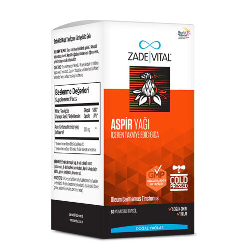 Zade Vital Aspir Yağı 60 Yumuşak Kapsül