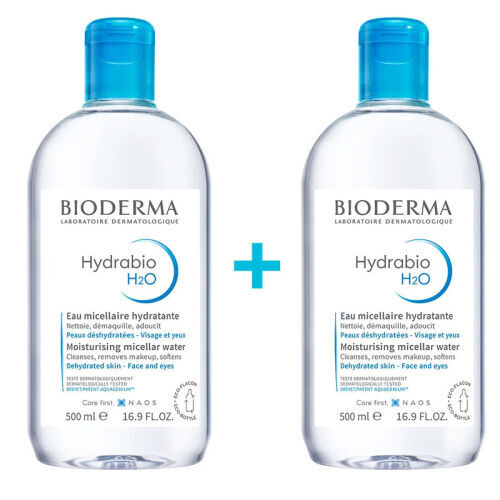 Bioderma Hydrabio H2O 2x500ml