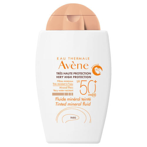 Avene Mineral Fluid SPF 50+ Hassas Ciltler için Ultra Hafif Renkli Güneş Kremi 40 ml