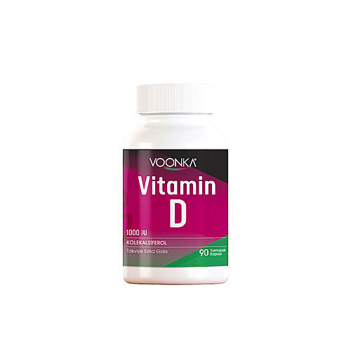 Voonka Vitamin D İçeren Takviye Edici Gıda 90 Kapsül