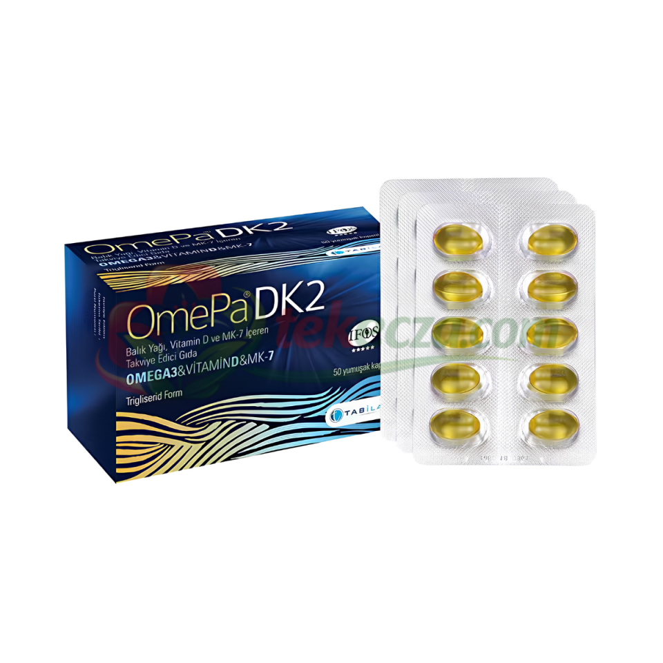 Omepa DK2 Omega 3 - Vitamin D - Menaq7 50 Yumuşak Kapsül
