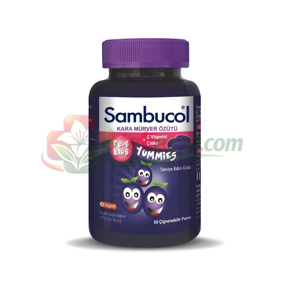 Sambucol Plus Kids Yummies Çocuklar İçin Takviye Edici Gıda 60 Tablet