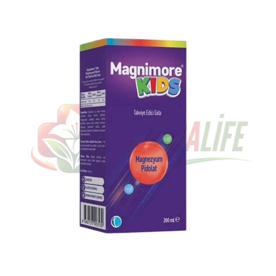 Magnimore Kids Magnezyum Pidolat 200 ML