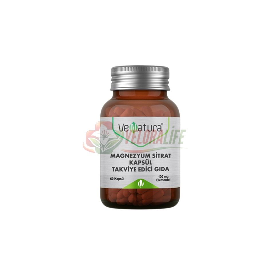 Venatura Magnezyum Sitrat 60 Kapsül