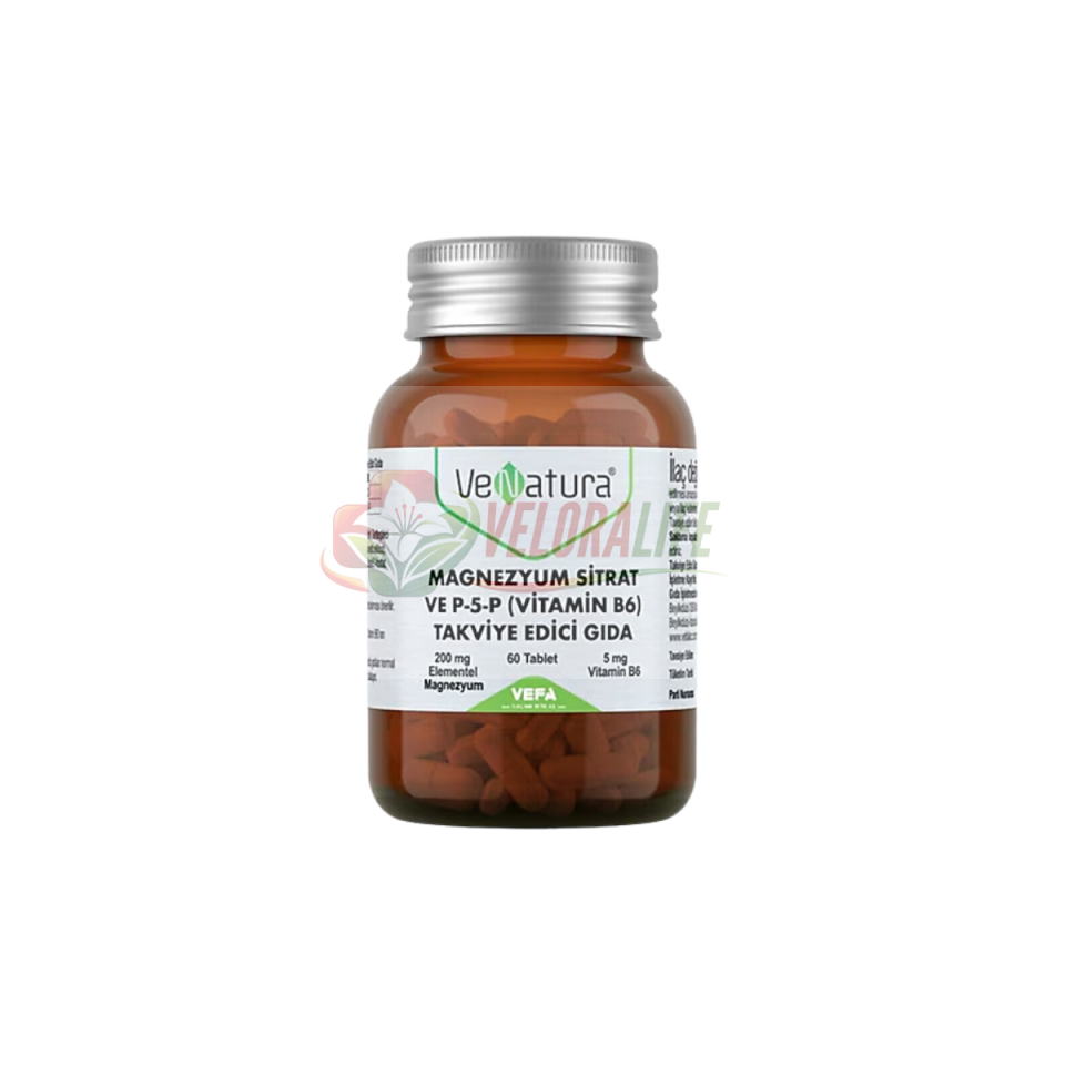 Venatura Magnezyum Sitrat P-5-P 60 Tablet
