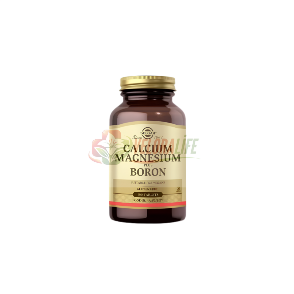 Solgar Kalsiyum Magnezyum Plus Boron 100 Tablet