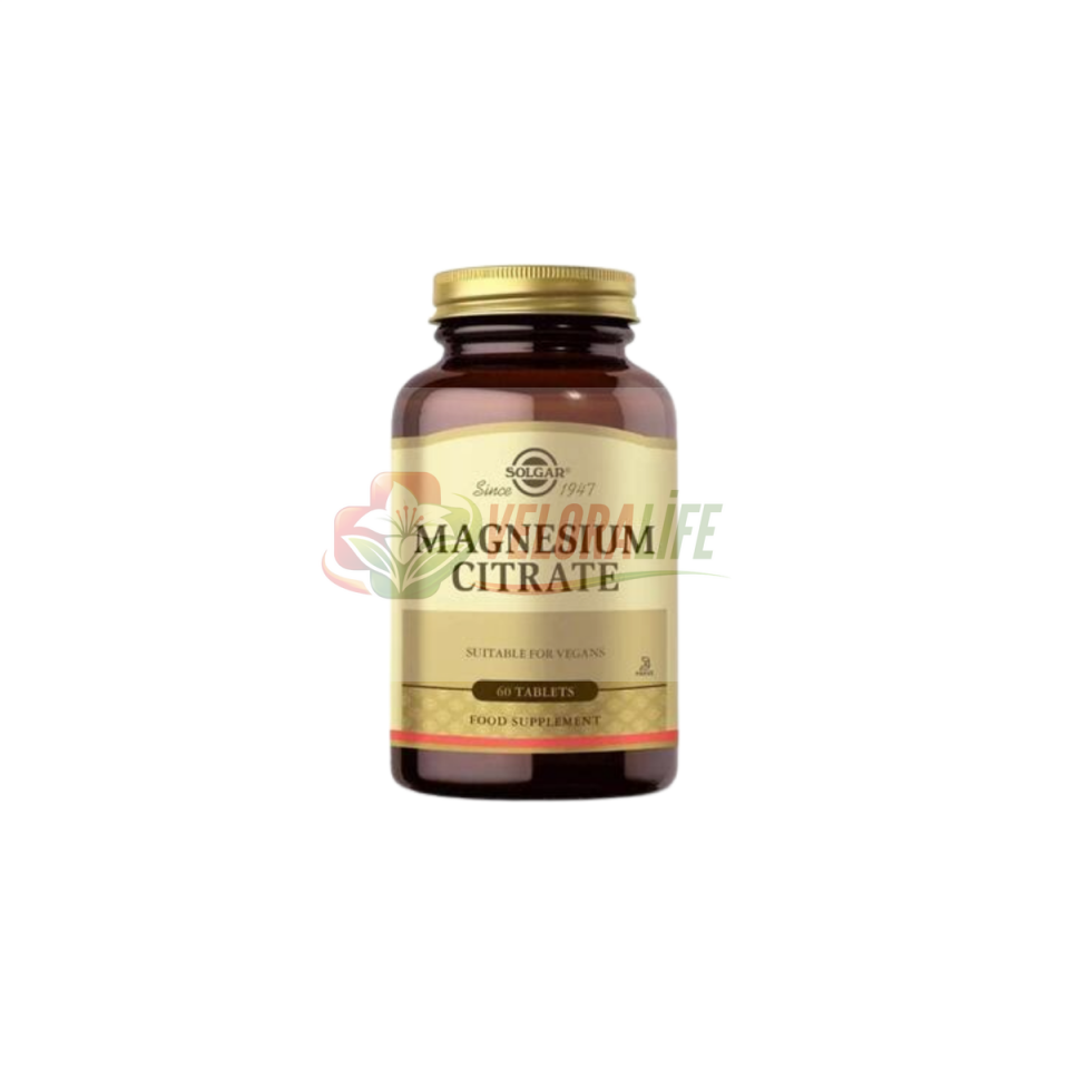 Solgar Magnezyum Sitrat 60 Tablet