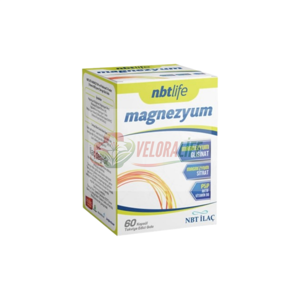 Nbtlife Magnezyum ve B6 Vitamini 60 Kapsül
