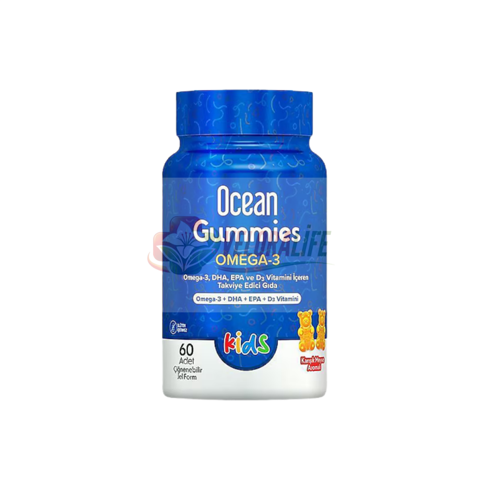 Ocean Gummies Kids Omega 3 Çiğnenebilir Jel Form