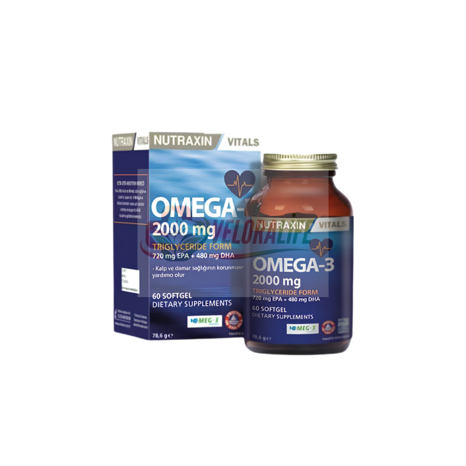 Nutraxin Omega 3 2000 MG 60 Yumuşak Jel