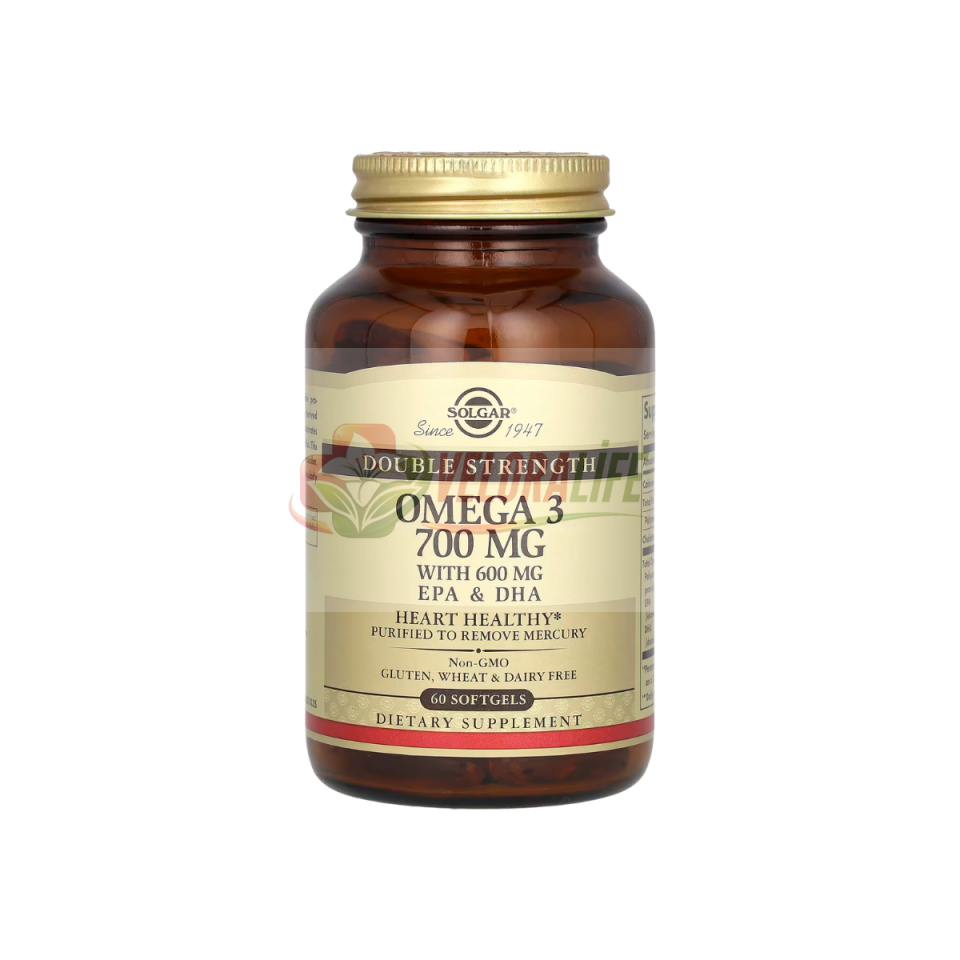 Solgar Omega 3 Fish Oil 700 MG 60 Yumuşak Jel