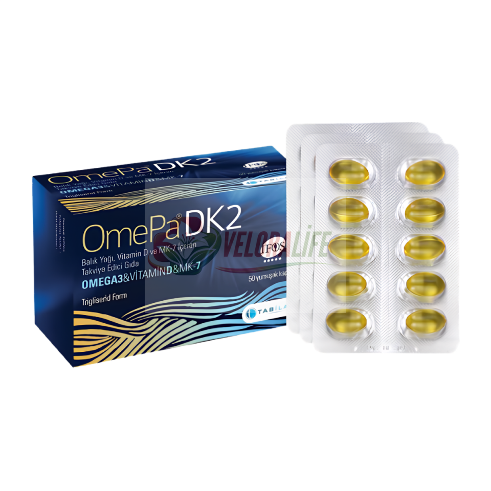 Omepa DK2 Omega 3 Vitamin D MenaQ7 50 Kapsül