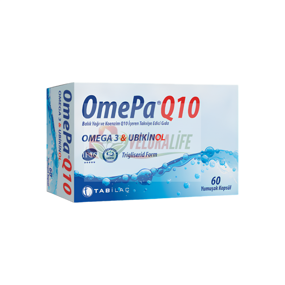 Omepa Q10 Omega 3 Ubikinol 60 Kapsül