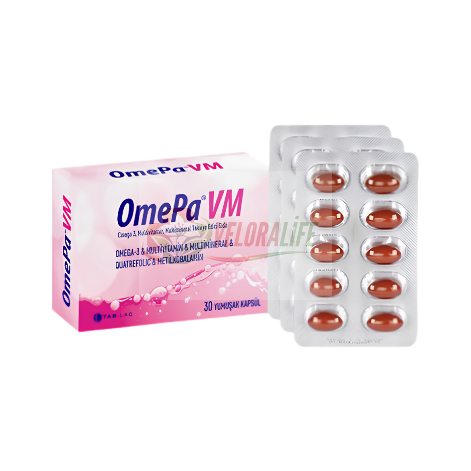 Omepa VM 30 Yumuşak Kapsül