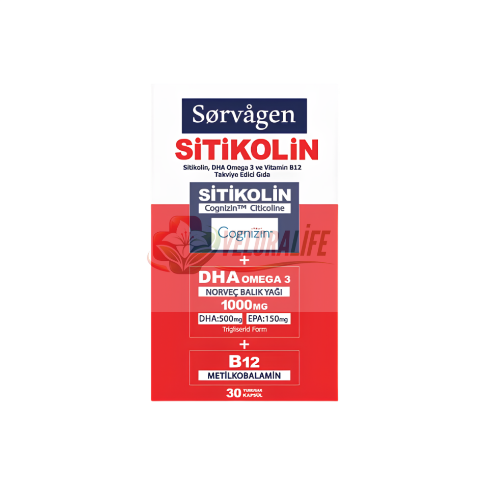 Sorvagen Sitikolin Omega 3 30 Kapsül