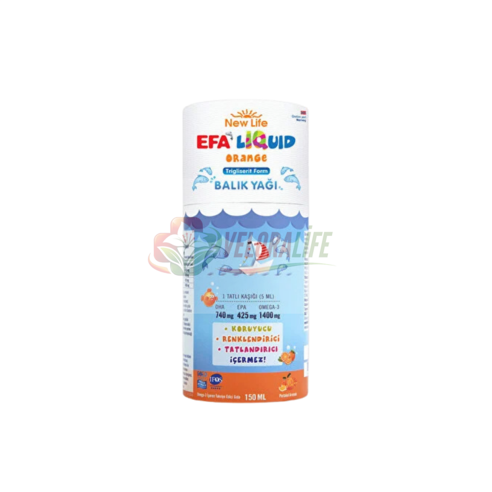 New Life EFA Liquid Orange 150 Mililitre