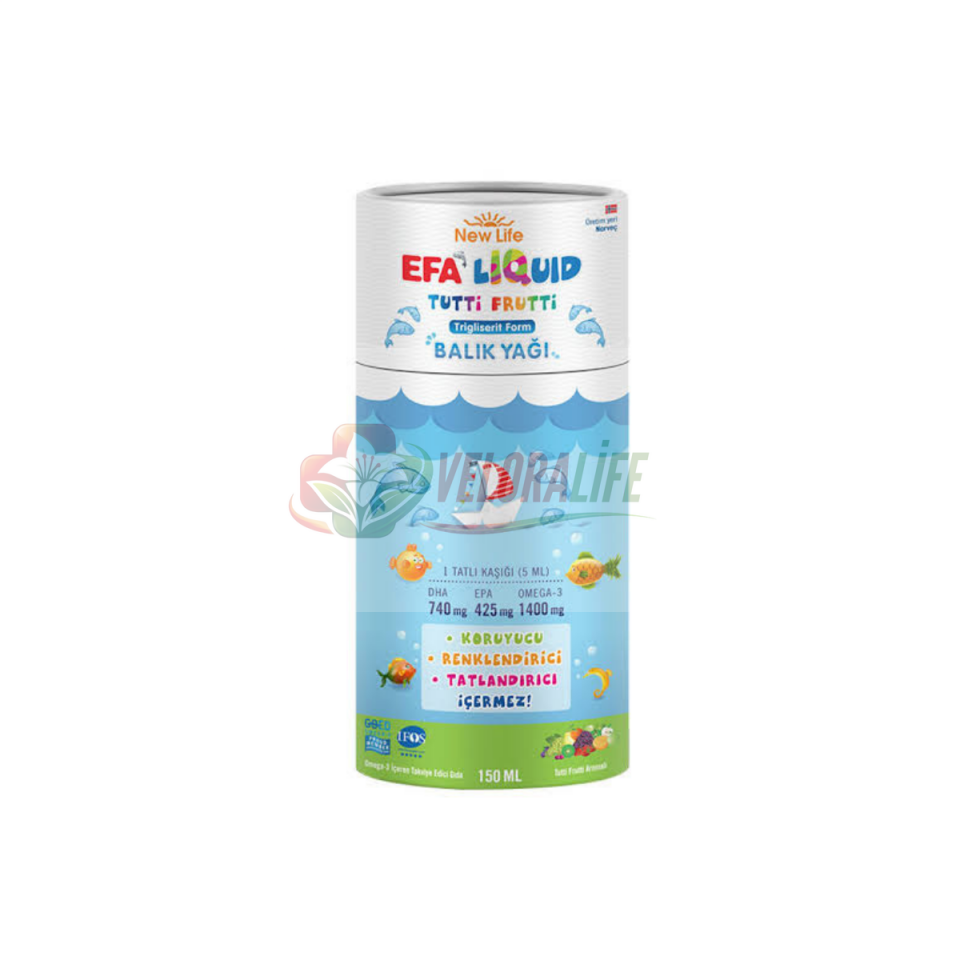 New Life EFA Liquid Tutti Frutti 150 Mililitre