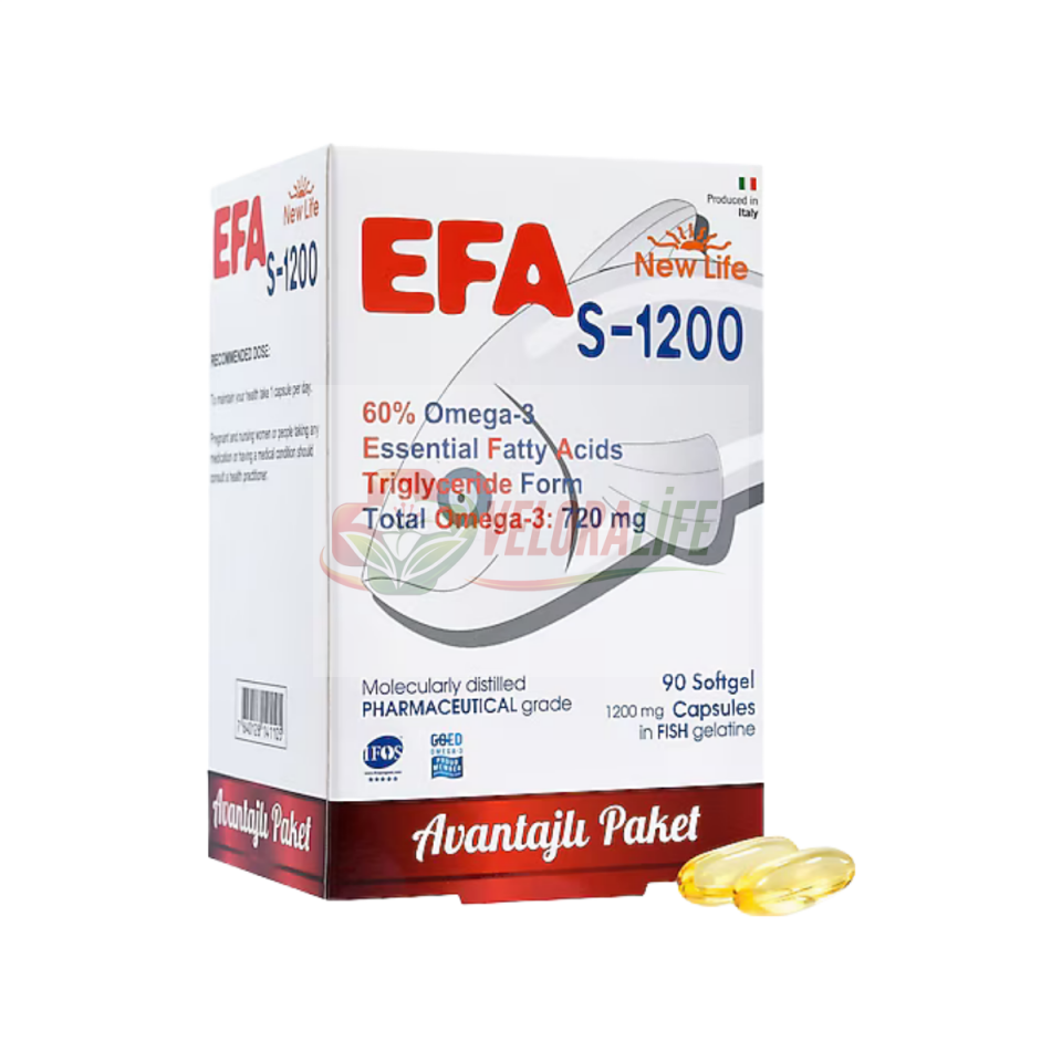 New Life EFA S-1200 720 mg 90 Kapsül
