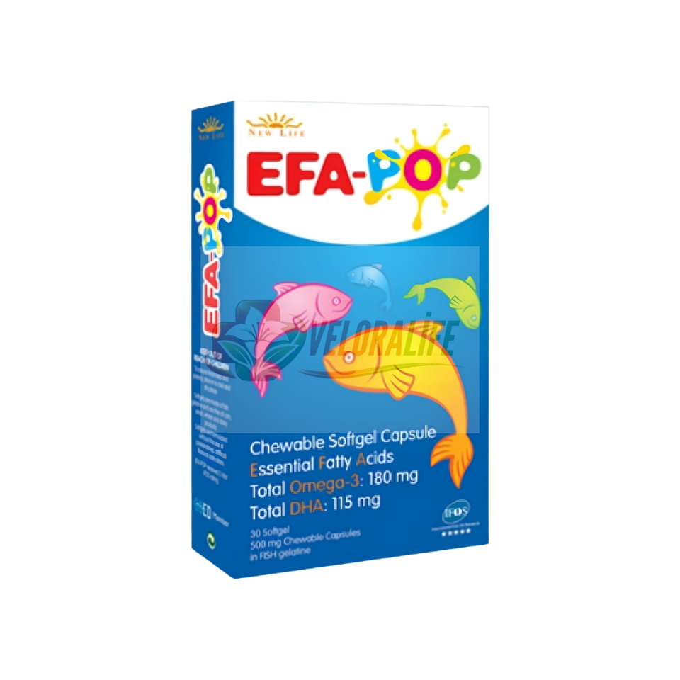 New Life EFA Pop 30 Yumuşak Jel Kapsül